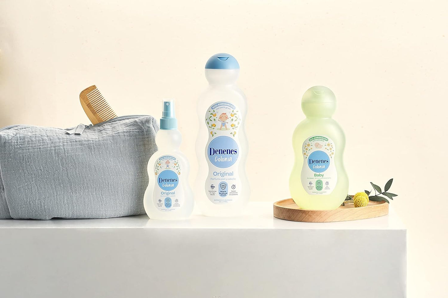 Denenes Baby Cologne - Gentle Fragrance for Infants | 20 oz / 600ml