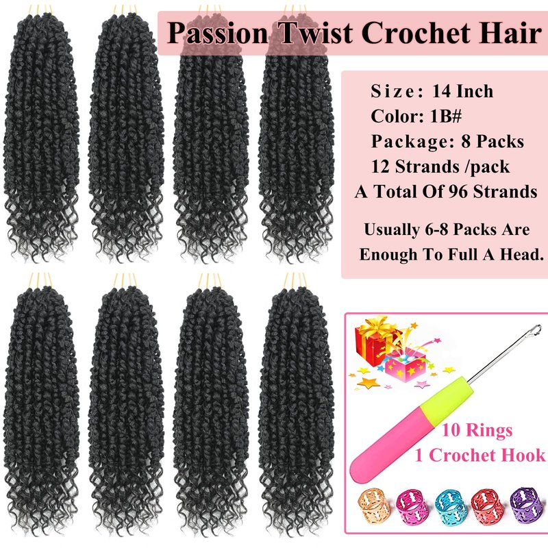 Alrence Miracle Knots Feather Crochet Hair 14 Inch 50 Strands 60g Deep Wave Curly Crochet Hair Protein Fiber Like Human Hair
