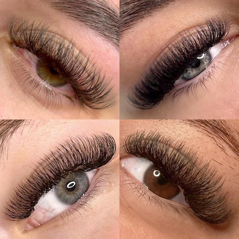 Eyelash Extensions Premade Fans - 400 Fans 12D 13mm, 0.05 Thickness D Curl, Soft Cashmere, Black