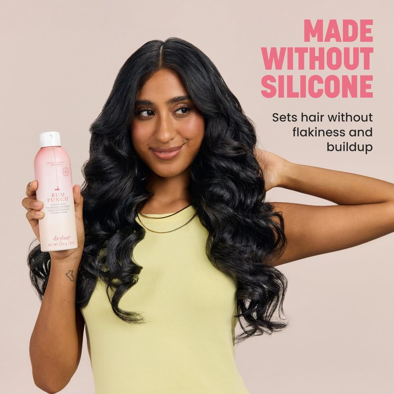 Drybar Rum Punch Strong Hold Volumizing Hairspray | Holds Style for 24 Hours and Instantly Doubles Volume,* No Flakiness or Buildup, Maximum Hold for Hair Styles and Updos, Vegan & Cruelty Free