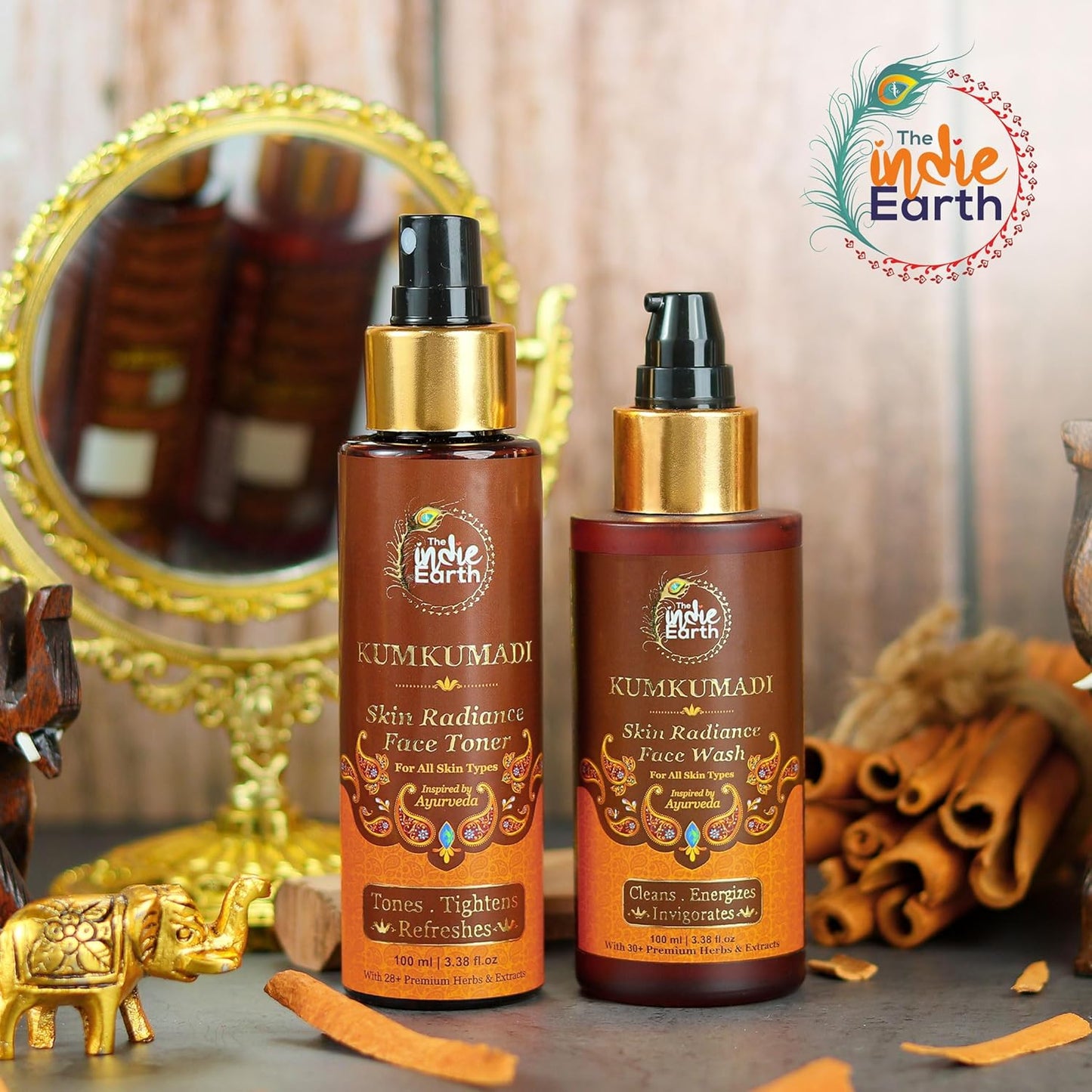 Kumkumadi Tailam Ayurvedic Face Oil - Night Serum for Brighter, Glowing Skin | 30 ml with Turmeric, Saffron & Lotus