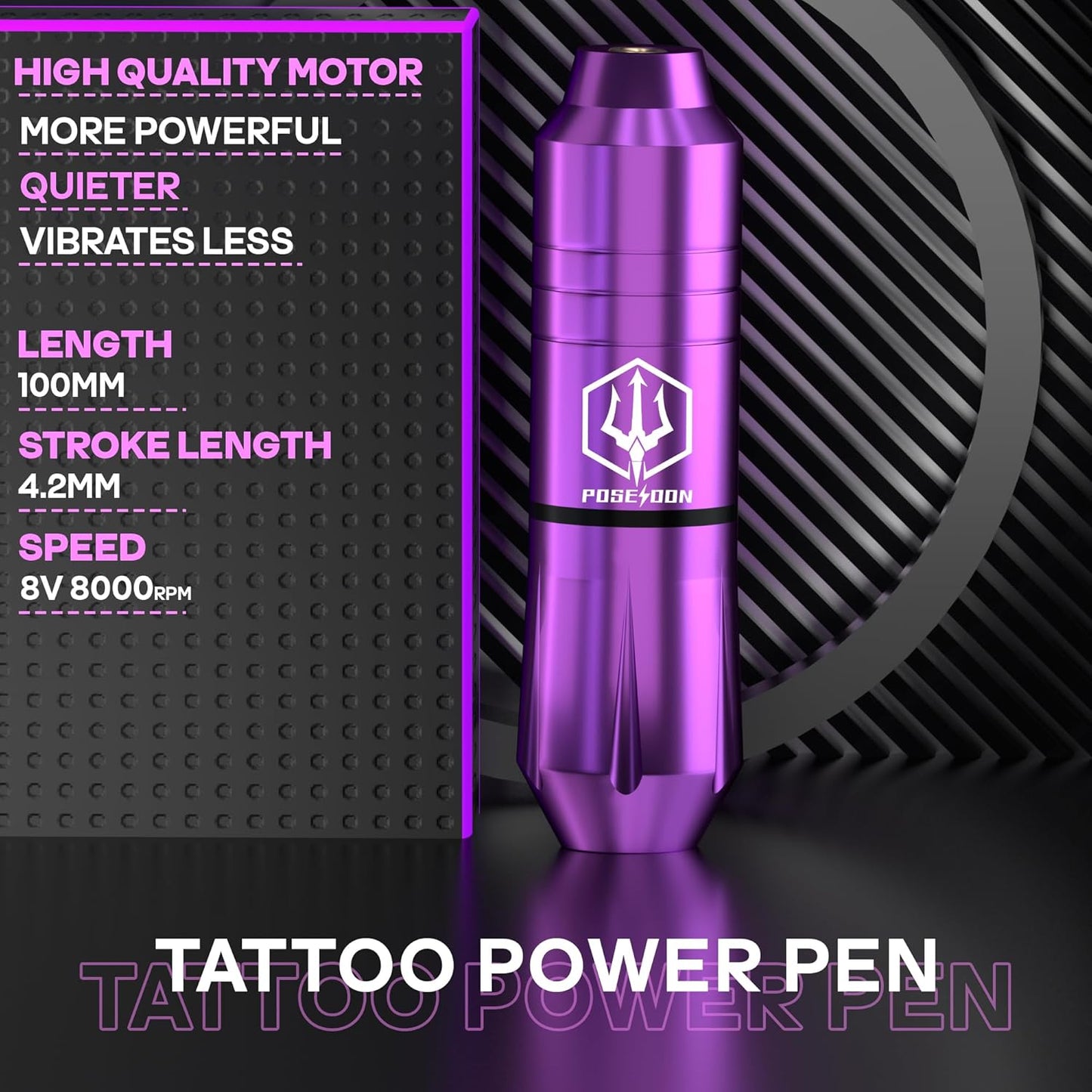 Tattoo Pen Set - Wireless Tattoo Gun Kit with 2 Batteries & 20 Cartridges | Complete Supplies for Beginners