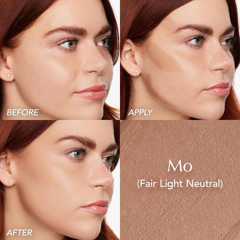 Triple Threat Color Stick - Cream Bronzer & Contour Makeup with Vitamin E | Waterproof, Fair Light Neutral