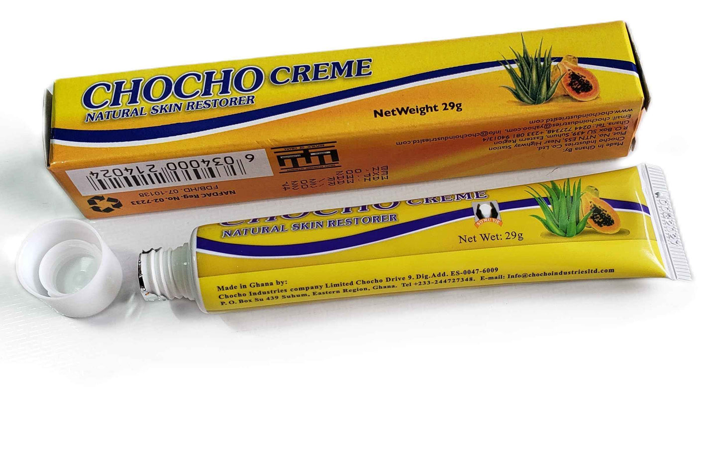 Chocho Cream From Ghana (2 Pack)