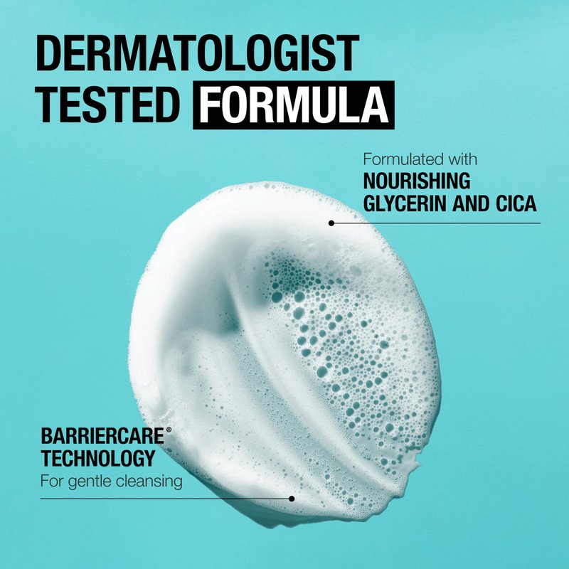 Neutrogena Ultra Gentle Cream-to-Foam Daily Facial Cleanser, Transforms from a Creamy Cleanser to a Foaming Face Wash, Gently Cleanses Sensitive Skin, Fragrance-Free, Hypoallergenic, 8.5 oz