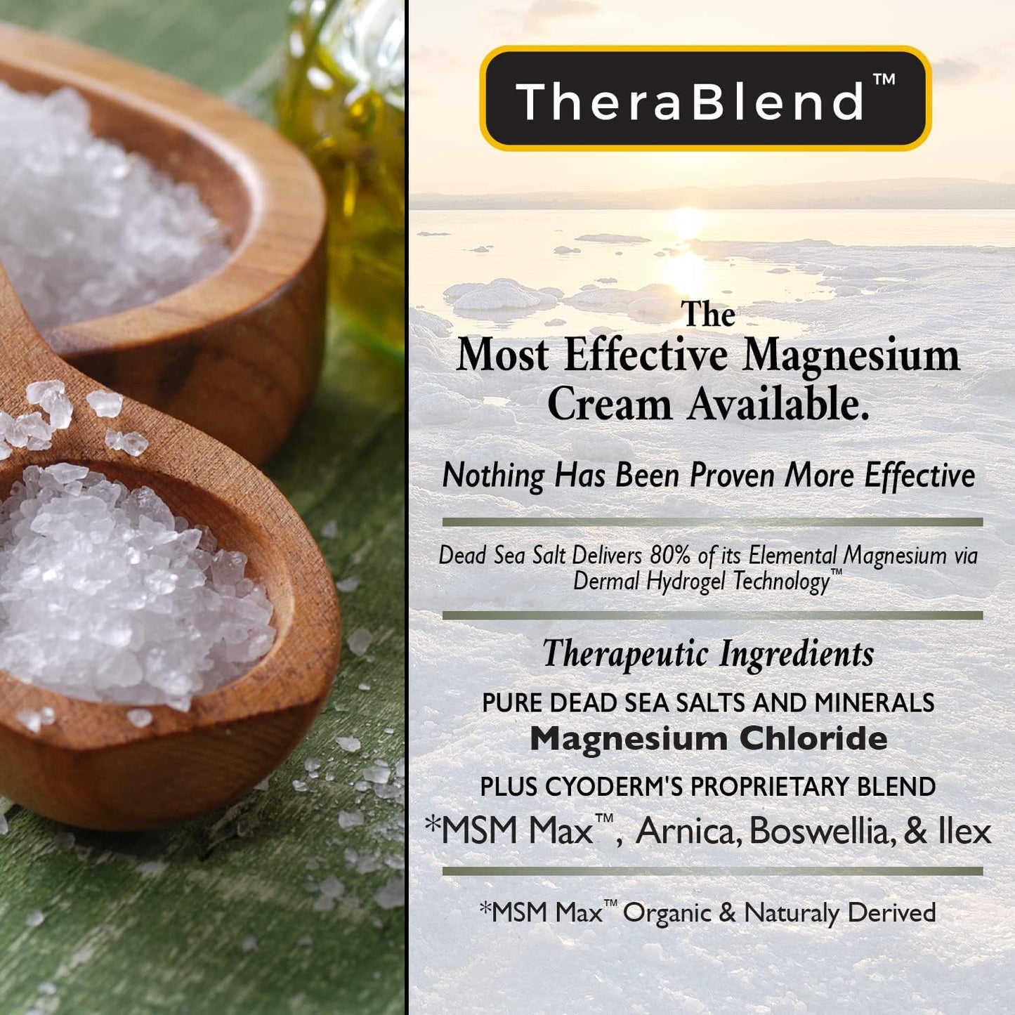 Magnesium Calming Cream - Soothing Moisturizer for Stress Relief | 4 oz