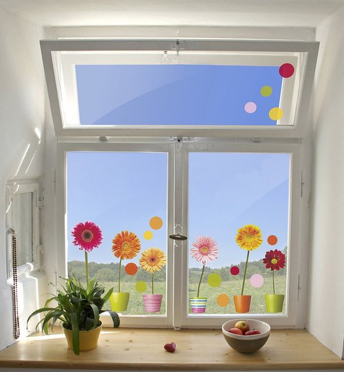 Crearreda CR-64003 Gerberas Window Decals