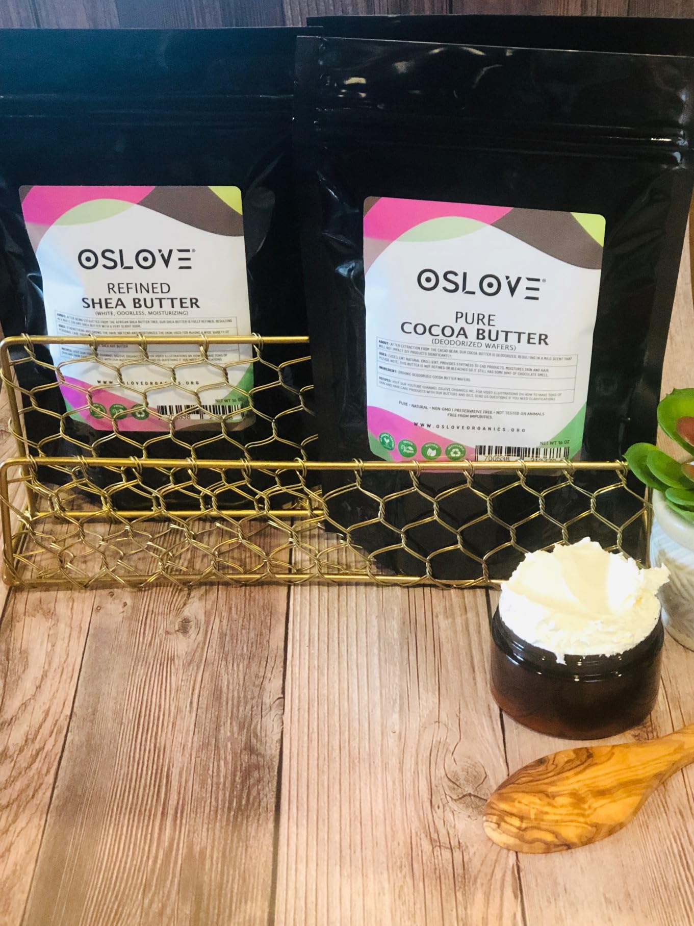 Oslove Organics SHEA BUTTER-REFINED, ORGANIC 16 oz. Rich and Creamy (16)