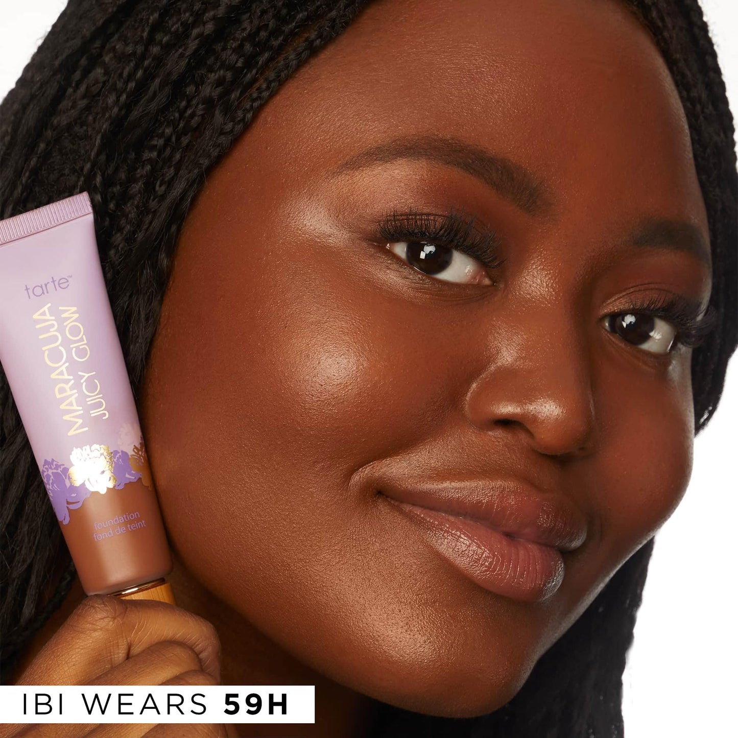 tarte maracuja juicy glow tint – Lightweight Tinted Moisturizer with Hyaluronic Acid for Radiant Skin, Buildable Medium Coverage, Waterproof, Vegan, Cruelty-Free, full size, 24N light neutral