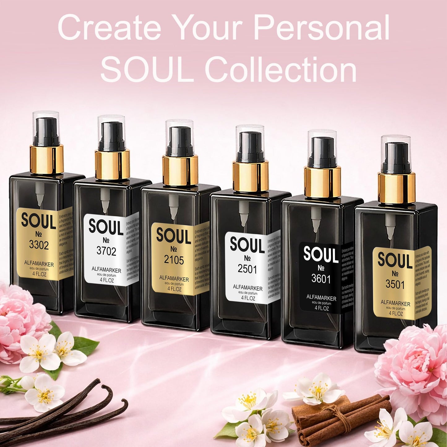 ALFAMARKER SOUL №2102 Money – Perfume for Women | Long Lasting Eau de Parfum Spray 4.0 Fl Oz / 120ml | Boutique-Inspired Musk Floral Women’s Fragrance