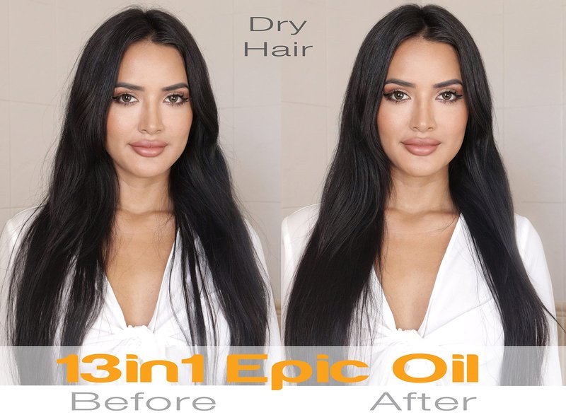 Sustainable Glam 13in1 Epic Hair Oil with Argan Oil & Coconut Oil - For all hair types - Vegan, sulfate free, paraben free