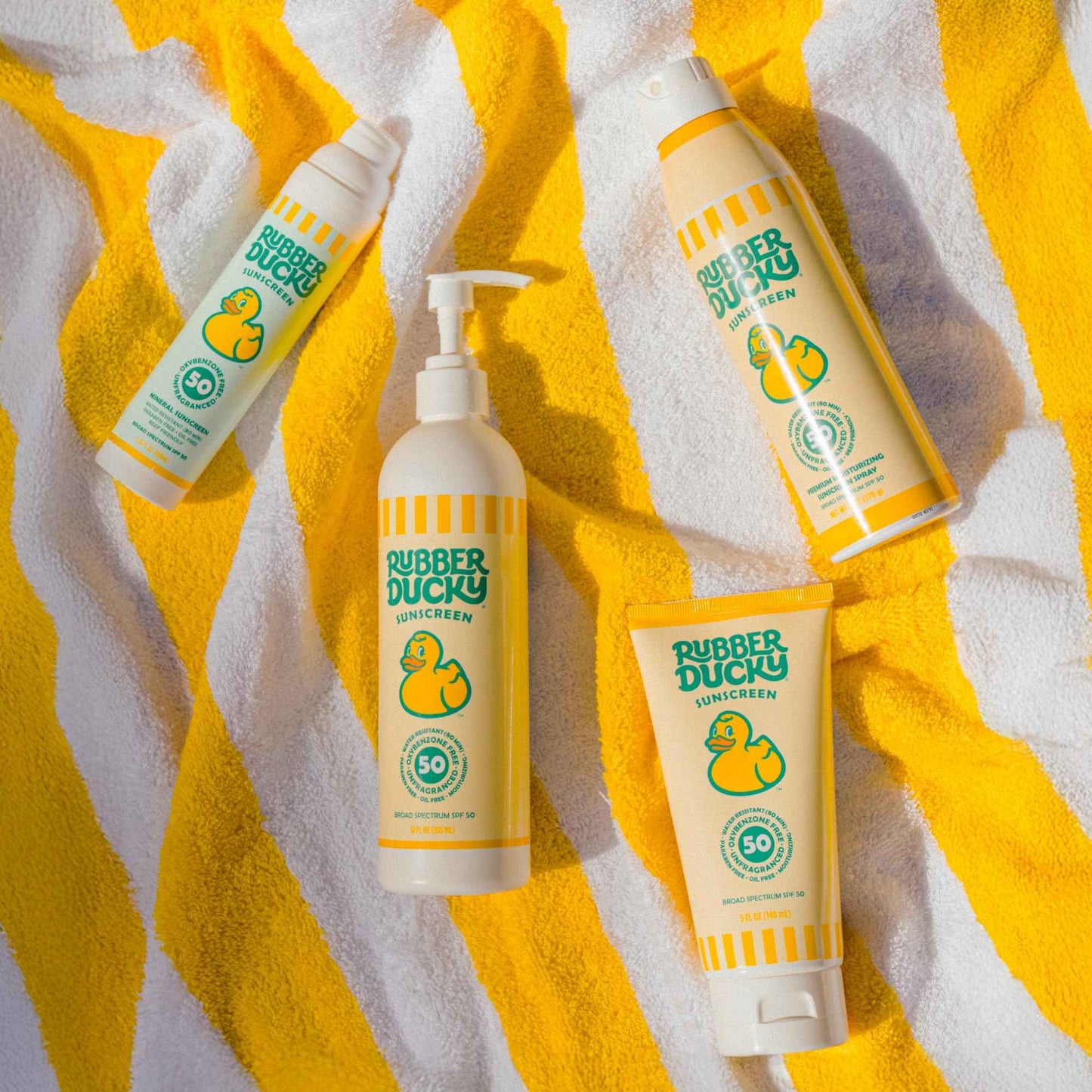 Rubber Ducky - Mineral Sunscreen for Kids - Water Resistant, Vegan, and SPF 50 Sunscreen with Vitamin E for Face and Body - Broad Spectrum, Reef Friendly (Moisturizing Sunblock) - 3.4 Oz
