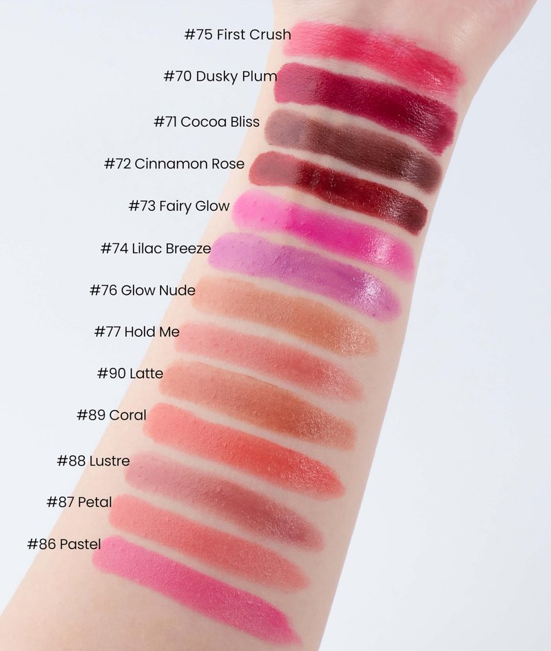 ilembane Deep Red Hydrating Lipstick – Moisturizing Cream Lip Balm for Dry Lips, Bold Glossy Finish, Lightweight Vegan Lip Color with Comfortable Smooth Wear (Cinnamon Rose)