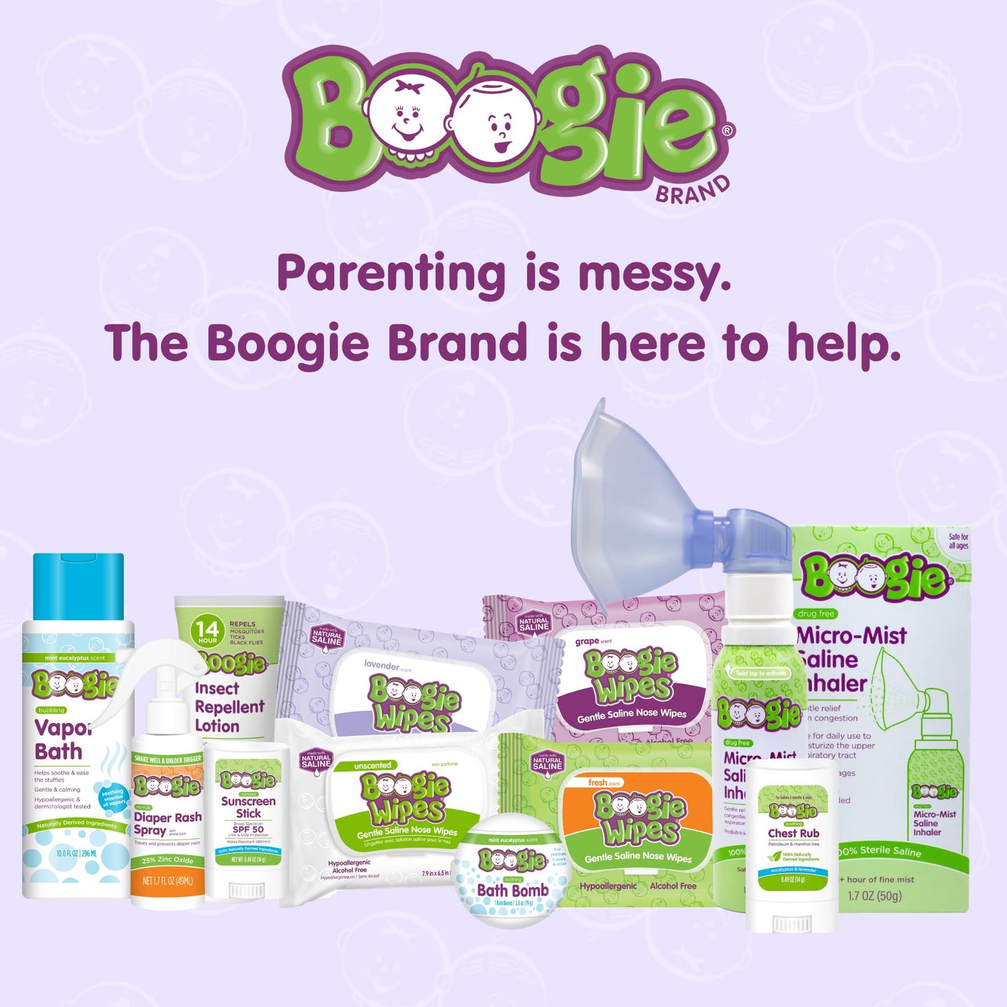 Boogie Mineral Sunscreen Stick SPF 50-0.49 oz - Sunscreen for Kids - Broad Spectrum UVA & UVB Protection - Water Resistant Sun Protection - Hypoallergenic - 100% Naturally Derived Ingredients