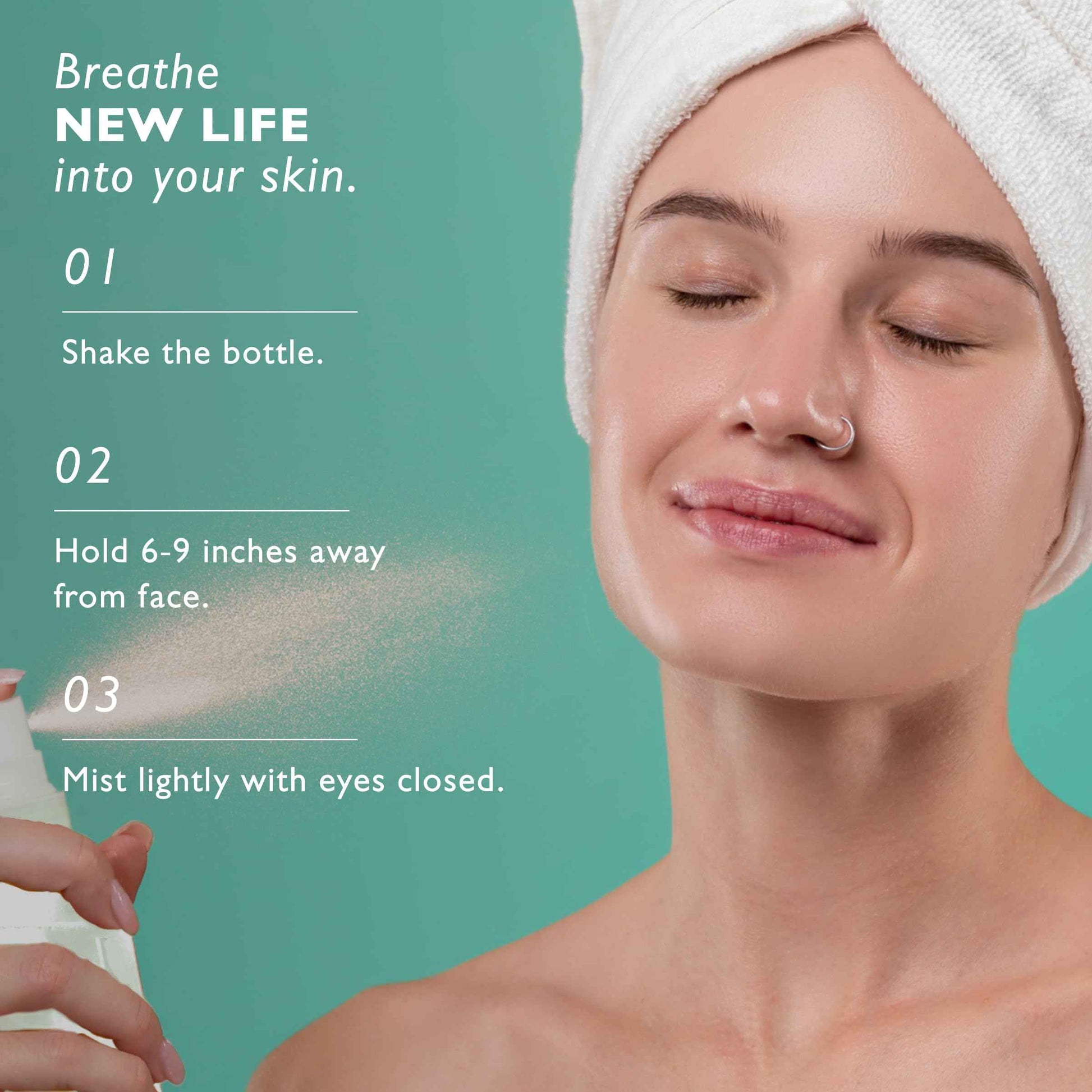 STEM Natural Intelligence ReSet Moisturizing Facial Spray, Setting Spray for Makeup, Makeup Setting Spray for Luxury Skin Care, Face Moisturizer for Women, Finishing Spray for Makeup, 1 oz