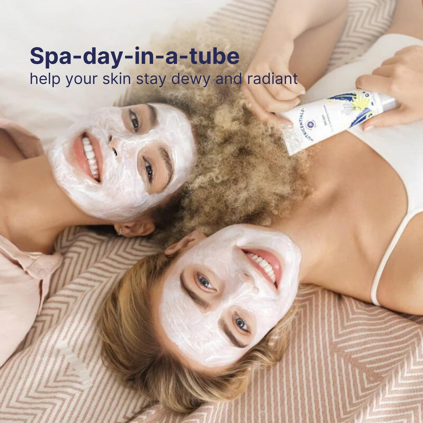 Nutricentials Spa Day Creamy Hydrating Masque 3.4 Fl. Oz - Soothe, Moisturize, and Improve Skin Tone with Cactus and Pine Cone Extracts - Nourishing Formula for Radiant and Healthy-Glowing Complexion