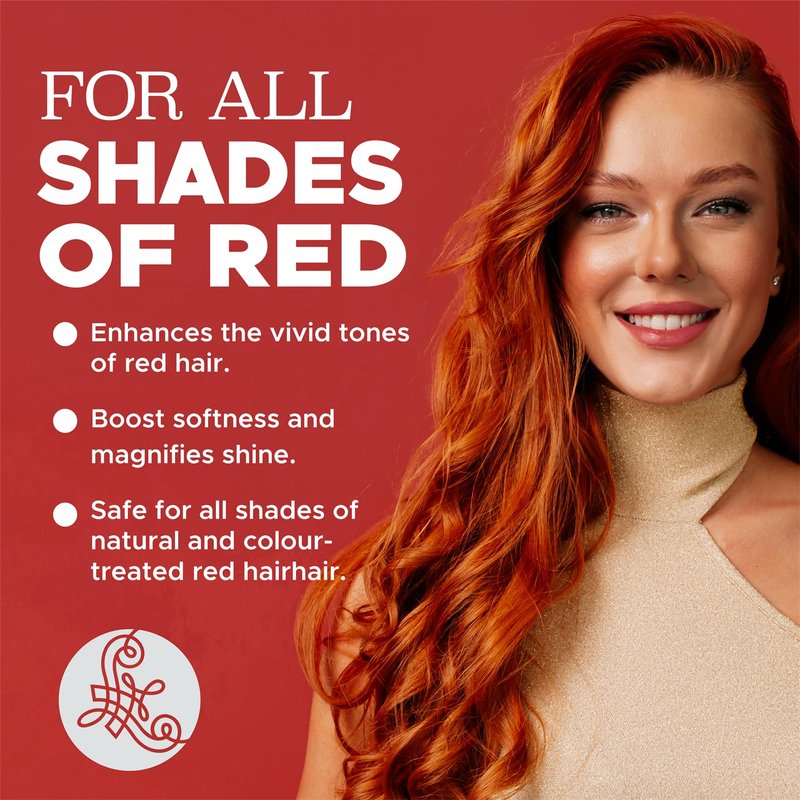 Luseta Color Enhancing Shampoo & Conditioner Set - Revive Red & Copper Hair, Add Shine & Smooth Frizz | 2 x 16.9oz