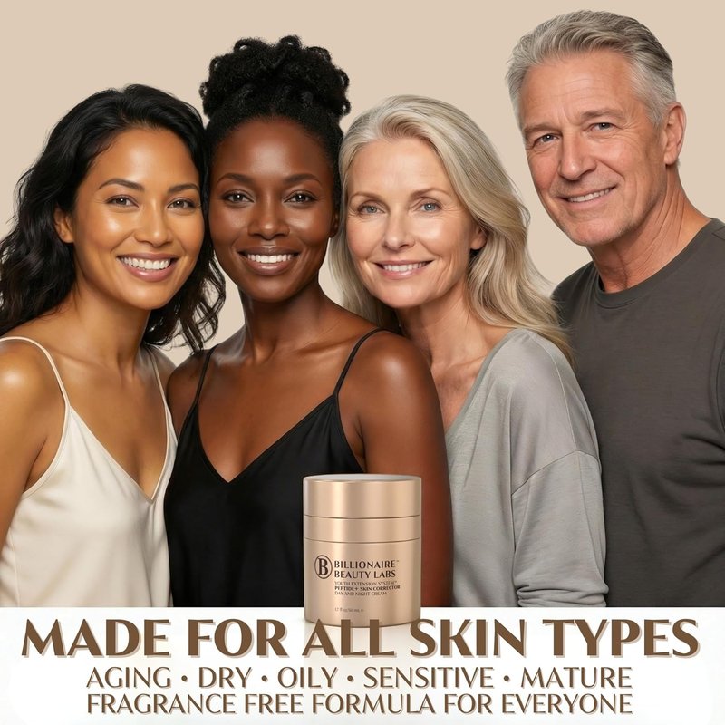 Peptide & Collagen Cream - Firming Anti-Aging Moisturizer for Face & Neck | 1.7 fl oz (50ml)