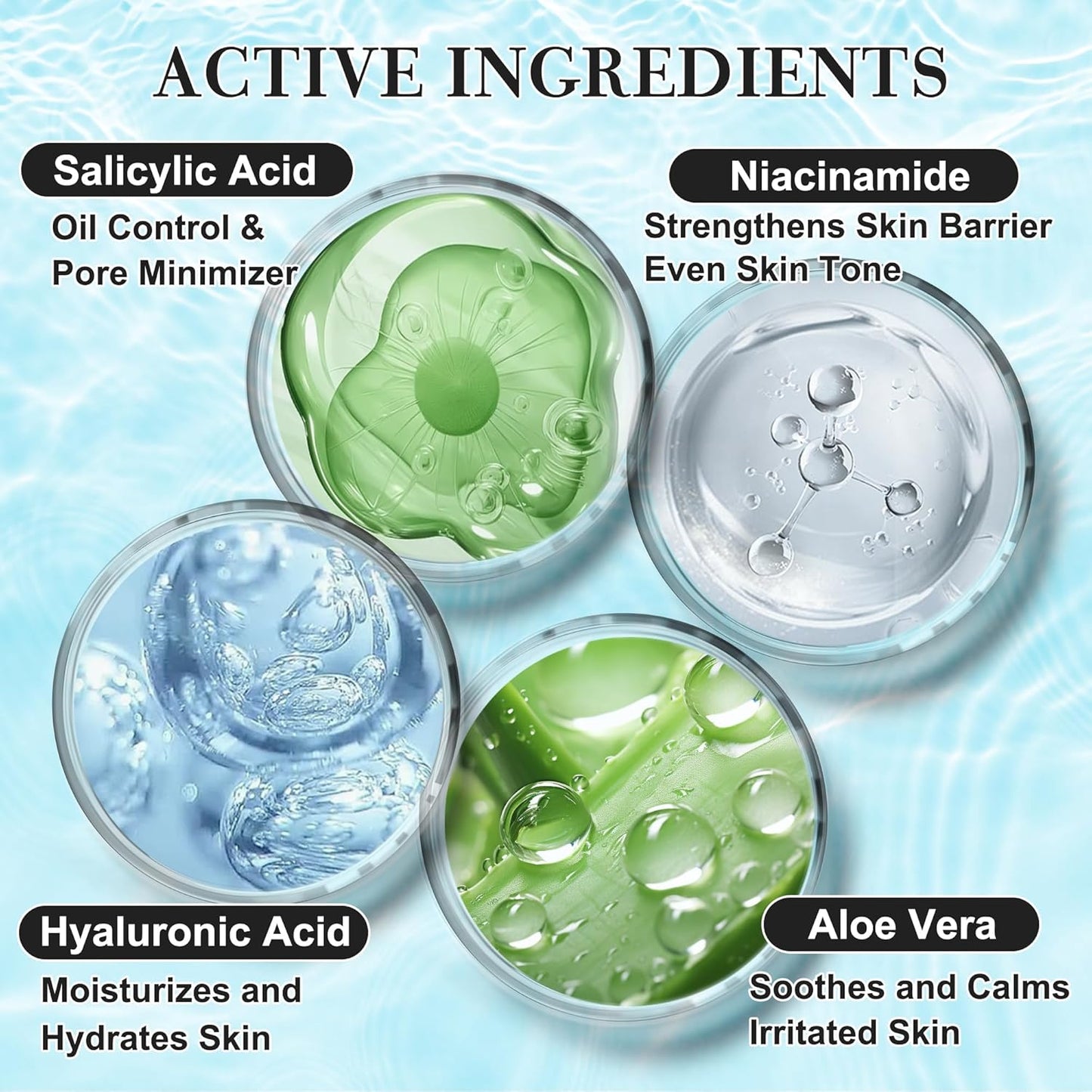Hydrating Skincare Routine Kit for Teen Girls | Oil Control & Pore Shrinking Travel Size Gift Set