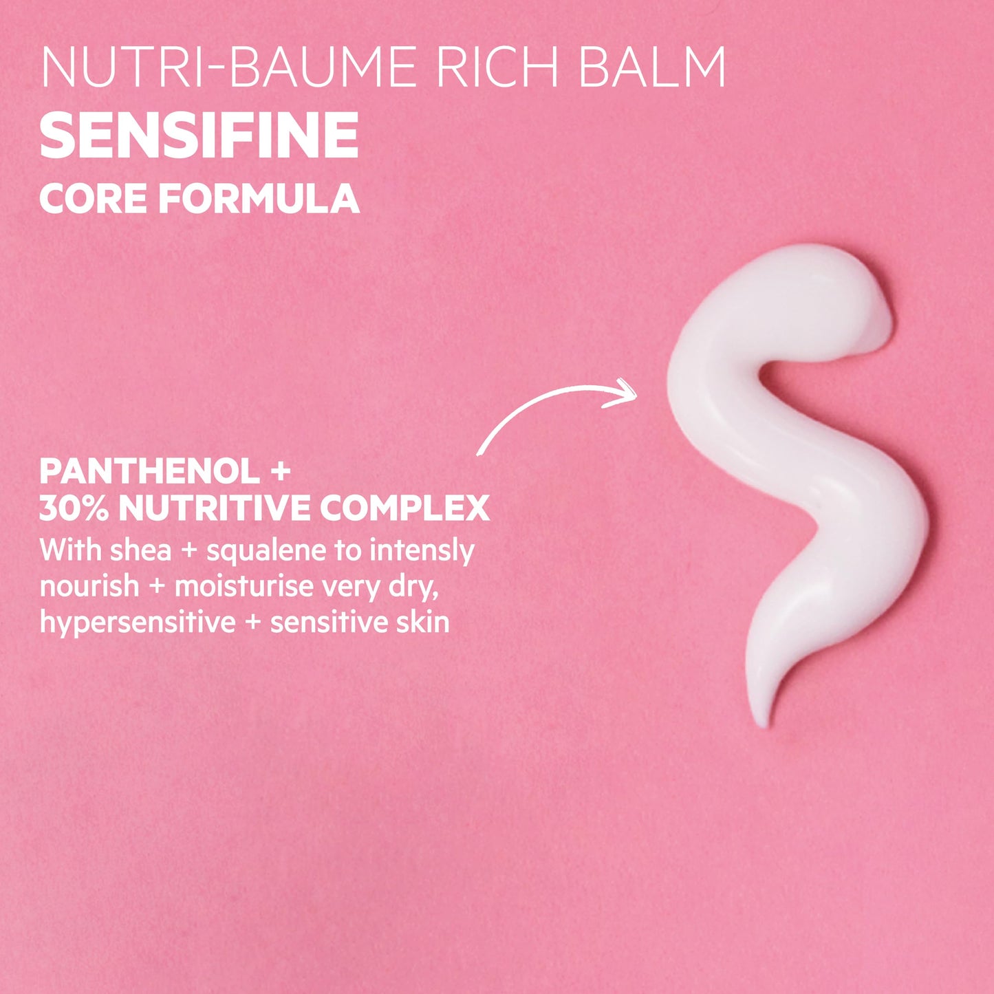 SVR - Sensifine Nutri-Balm - Soothing Moisturizer for Sensitive & Ultra-Sensitive Skin Relief - Face Cream - 24-Hour Hydration - for Hypoallergenic Use - 95% Naturally-Derived Ingredients - 1.3 fl.oz