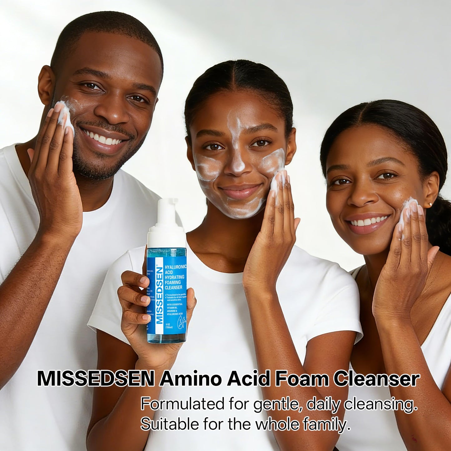 MISSEDSEN Face Wash for Acne and Oily Skin, Fragrance Free, 5 oz
