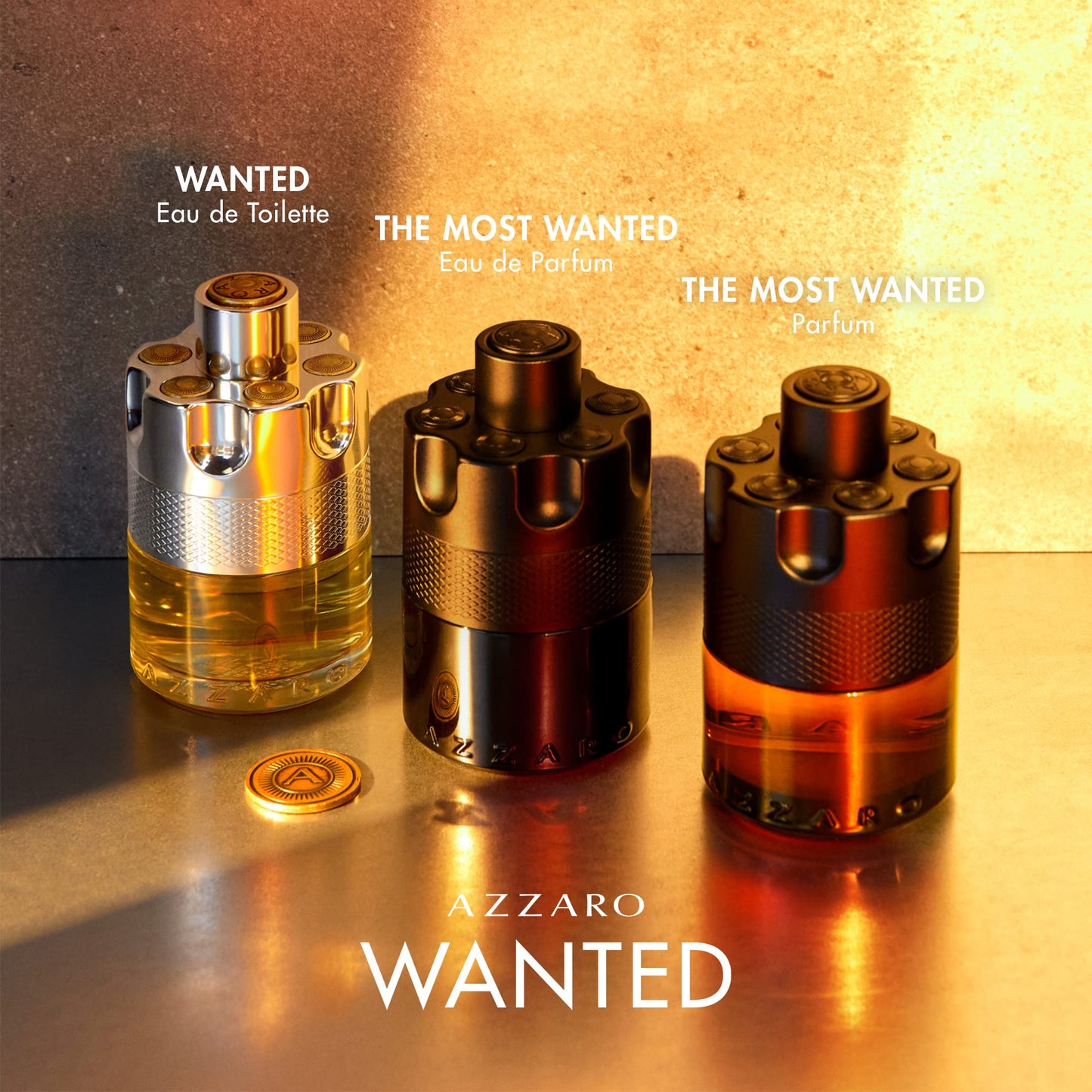 Azzaro The Most Wanted Parfum - Intense Mens Cologne - Spicy & Seductive Fragrance for Date Night - Lasting Wear - Irresistible Luxury Perfumes for Men - Value Size, 5.07 Fl. Oz