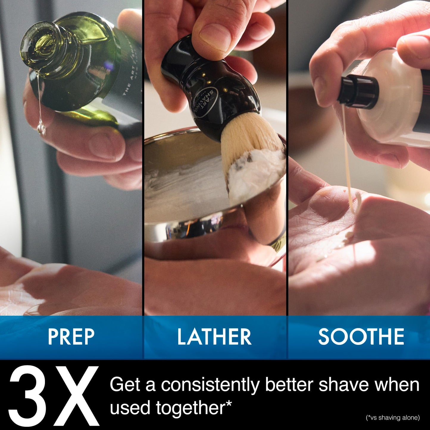 The Art of Shaving Pre Shave Beard Oil for Men, Protects Against Irritation and Razor Burn, Clinically Tested for Sensitive Skin, Lavender, 2 Oz