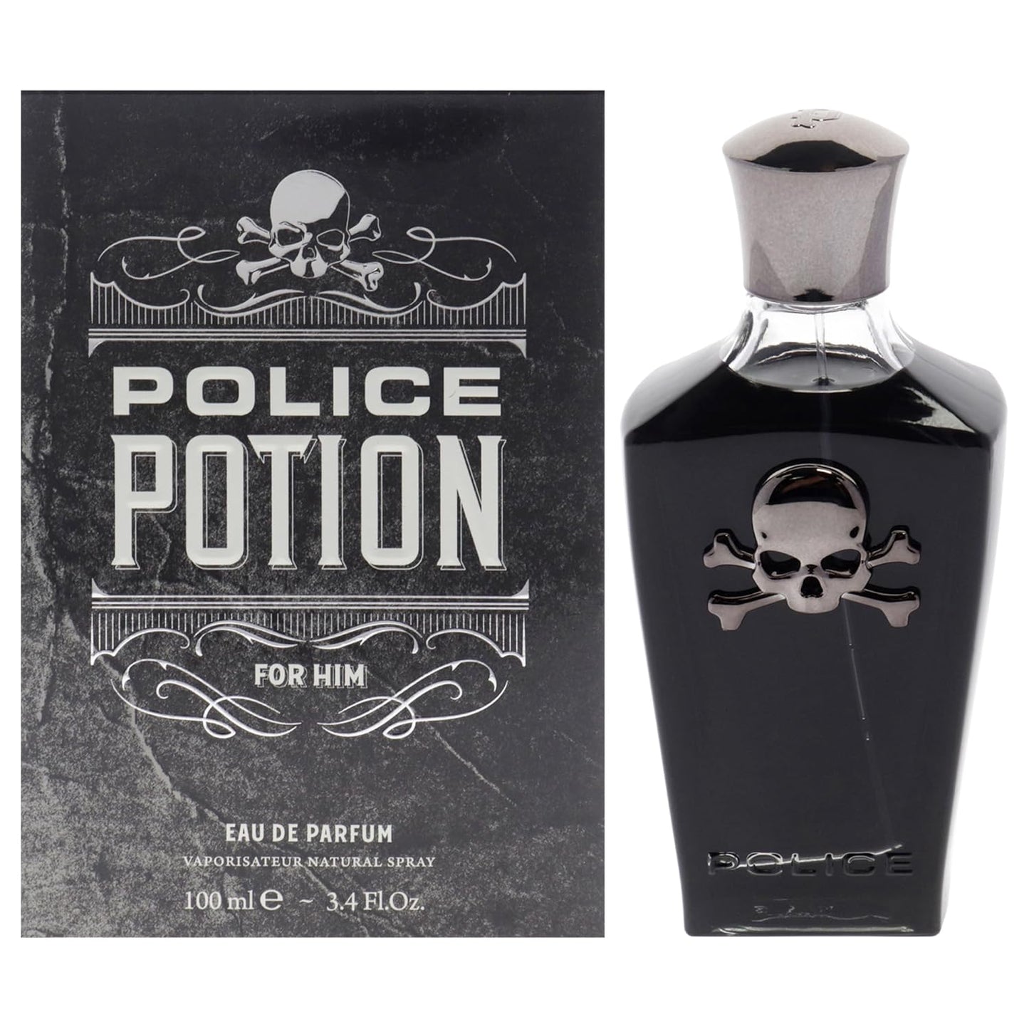 Potion Power For Him | Aromatic Men's Fragrance - Woody Musk Notes - 3.4 Oz EDP Spray