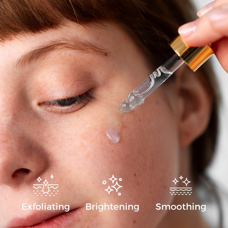 Peel Shot Glow Rice Ampoule Duo, Exfoliant Rice Ampoule, Upgrade Soft Exfoliating Face and Remover Body Scrub Dead Skin Exfoliating Serum for All Skin Types (White&Black, 120 Ml)