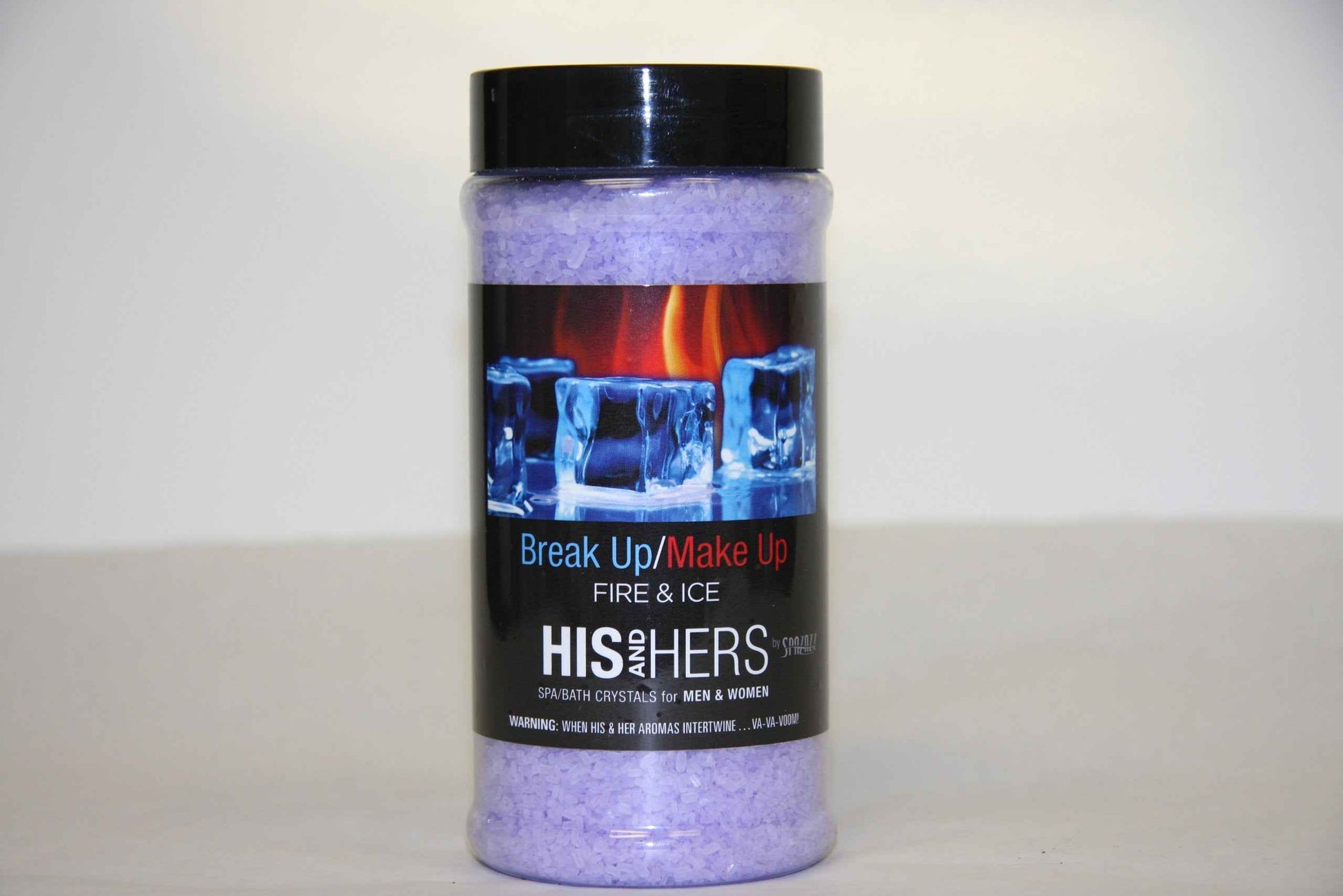 Spazazz SPZ-903 Break Up/Make Up Fire and Ice His and Hers Novelty Crystals Container, 17 oz.