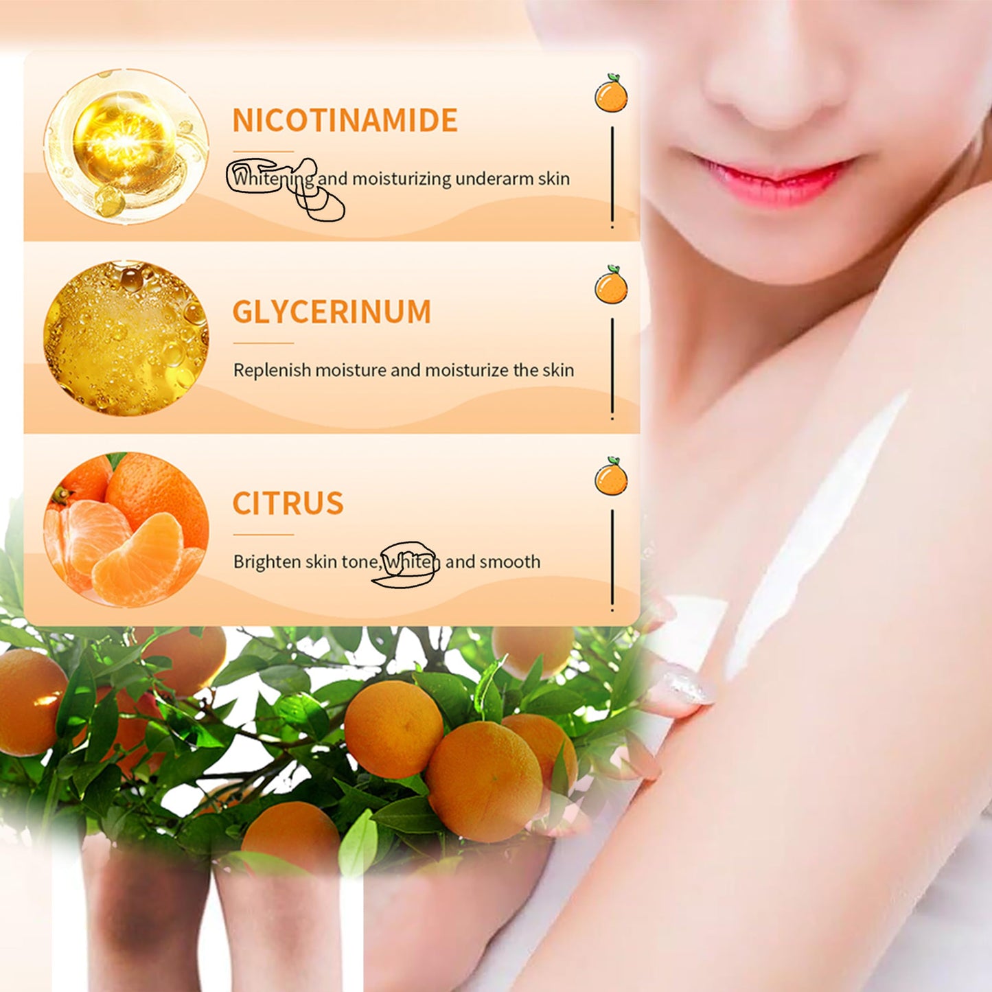 Crema para Aclarar las Axilas y Partes Intimas, Para Piel Entrepierna, Manchas Codos, Piernas Zonas, Íntimas Cara Axilas, Rodillas Cuello 50G (3 bottles loción de cuidado de axilas y partes intimas)