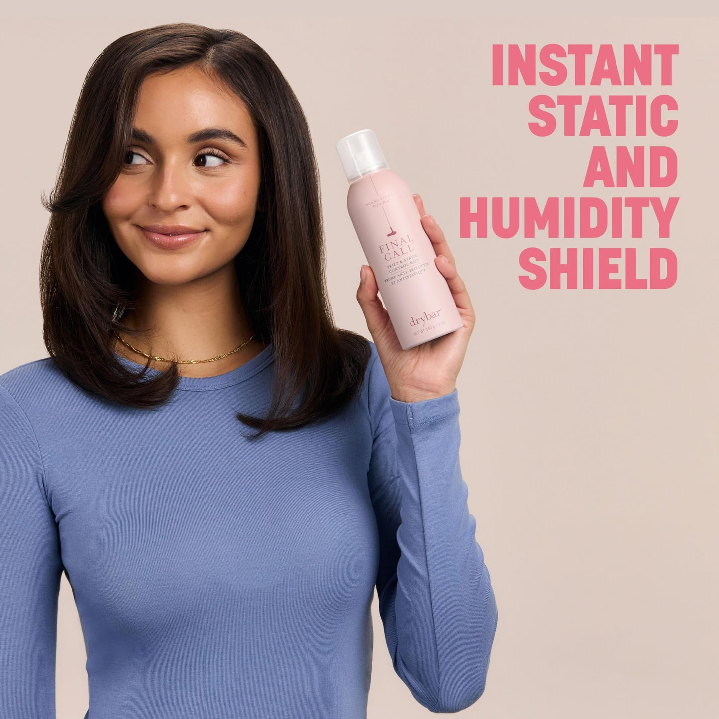 Drybar Final Call Frizz & Static Control Mist, Blanc Scent, Jumbo 10 oz