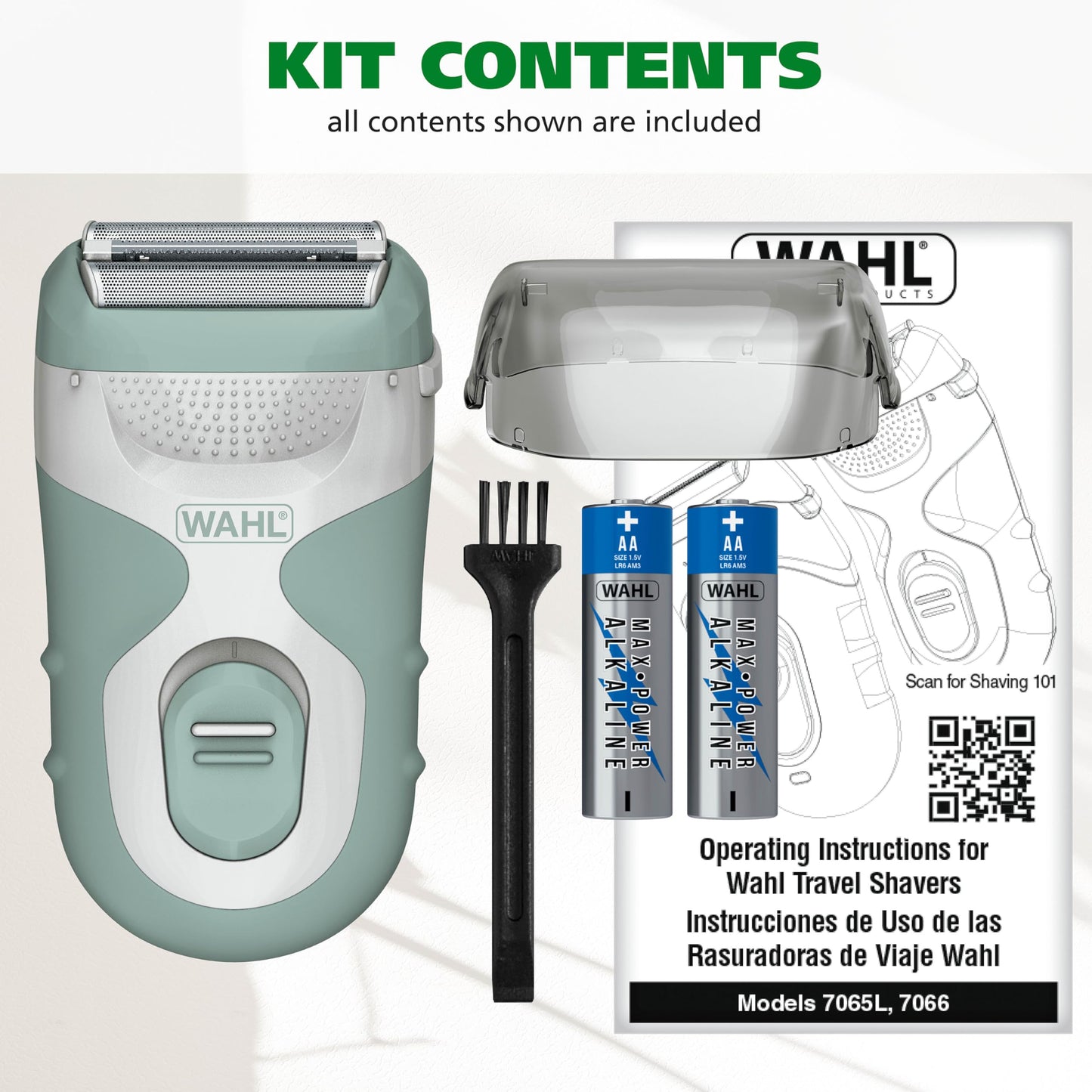 Be Radiant by Wahl Smooth Shave Cordless Electric Shaver for Women