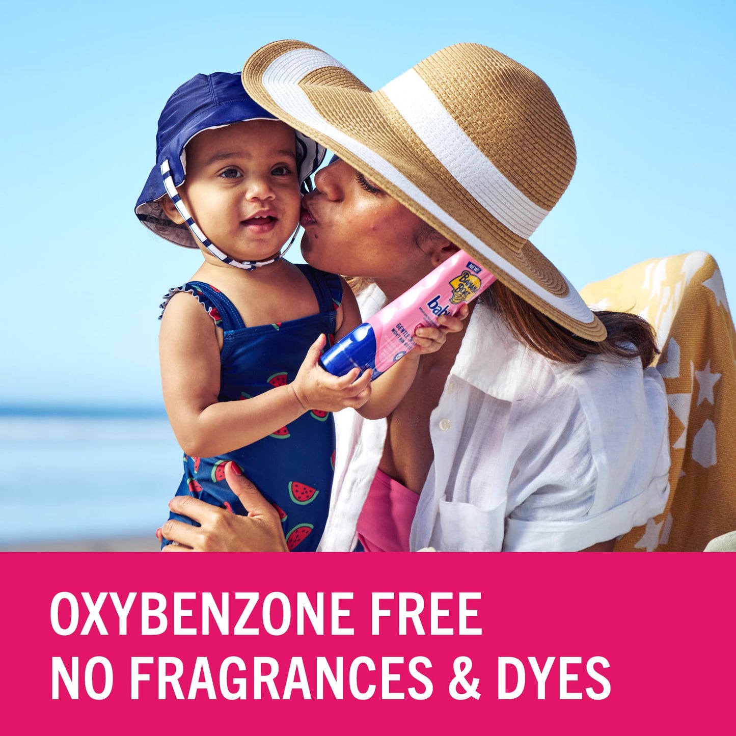 Banana Boat Baby Sunscreen SPF 50, 6oz | SPF 50 Sunscreen for Babies and Toddlers, Beach Essentials, Baby Sunblock, 6oz (Pack of 2)