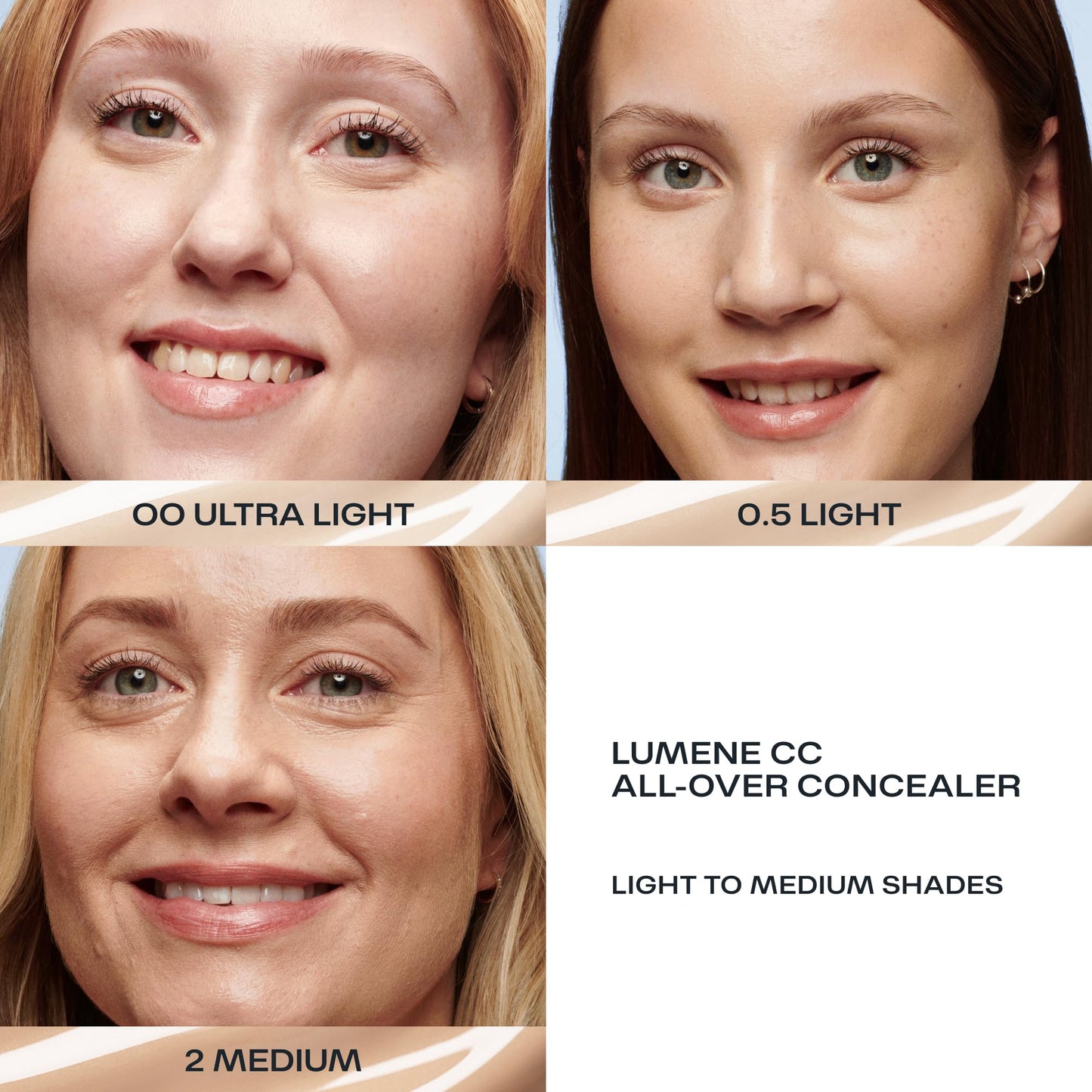 Lumene CC All-Over Hydrating Concealer Medium Coverage - 2 Medium 0.3 fl oz