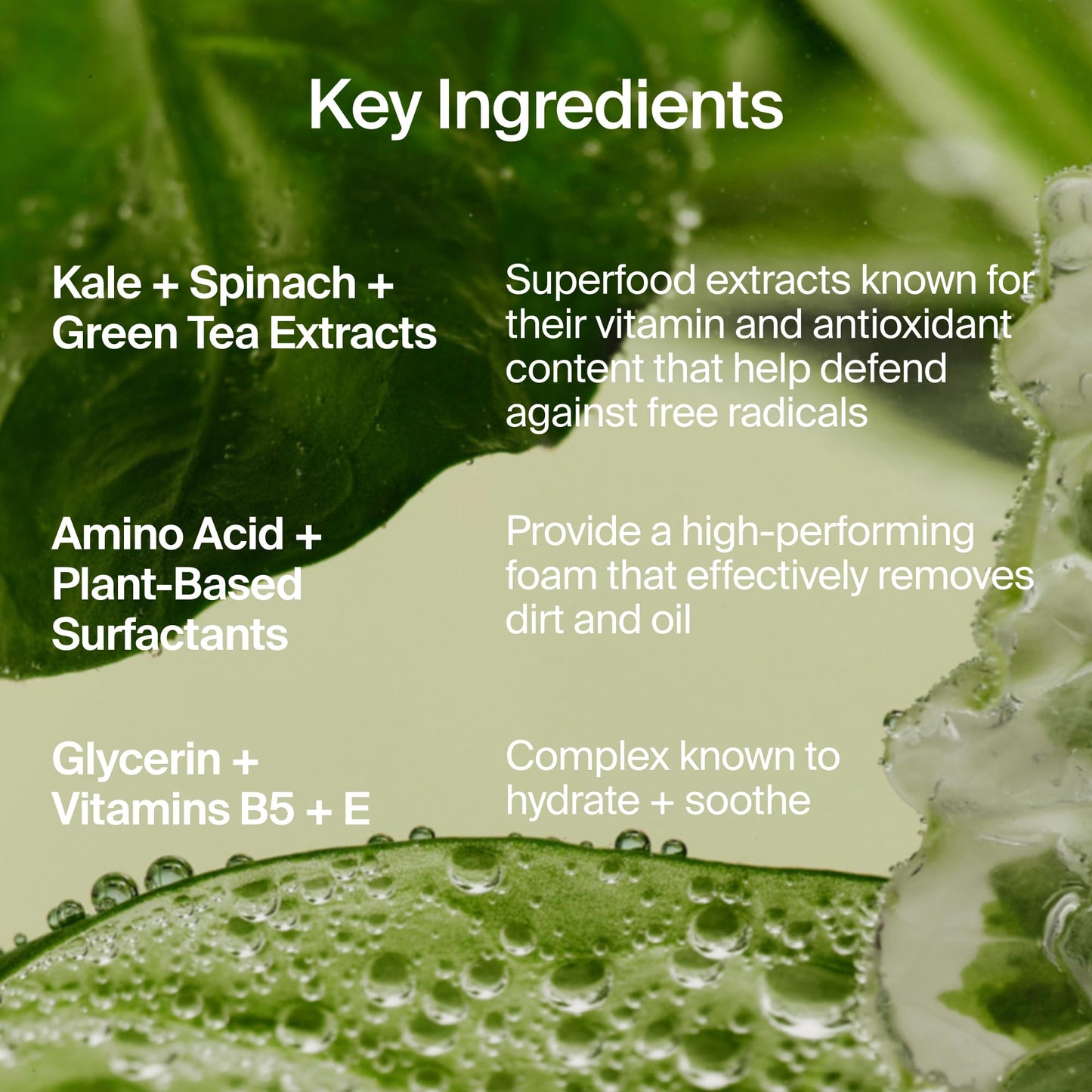 Youth To The People Superfood Facial Cleanser Full Size - Kale + Green Tea Daily Face Wash, Gentle Makeup Remover, with Soothing Antioxidants for Glowing Skin, pH Balance, Clean Pores – 8 fl oz