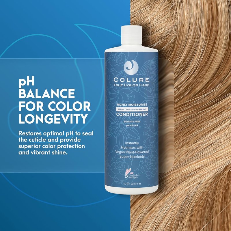 Colure Richly Moisturizing Conditioner 33 oz - Deep Hydrating Treatment for Dry, Damaged Hair Care