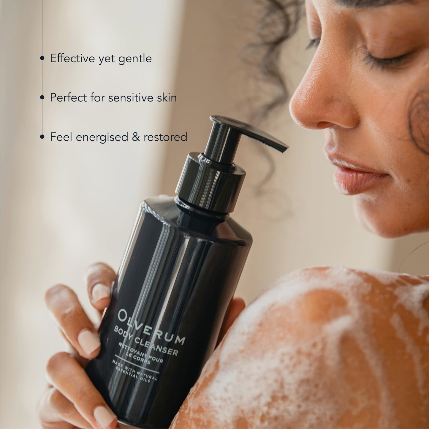 OLVERUM - Natural Body Cleanser | Clean, Vegan Skin Care (8.5 fl oz | 250 ml)