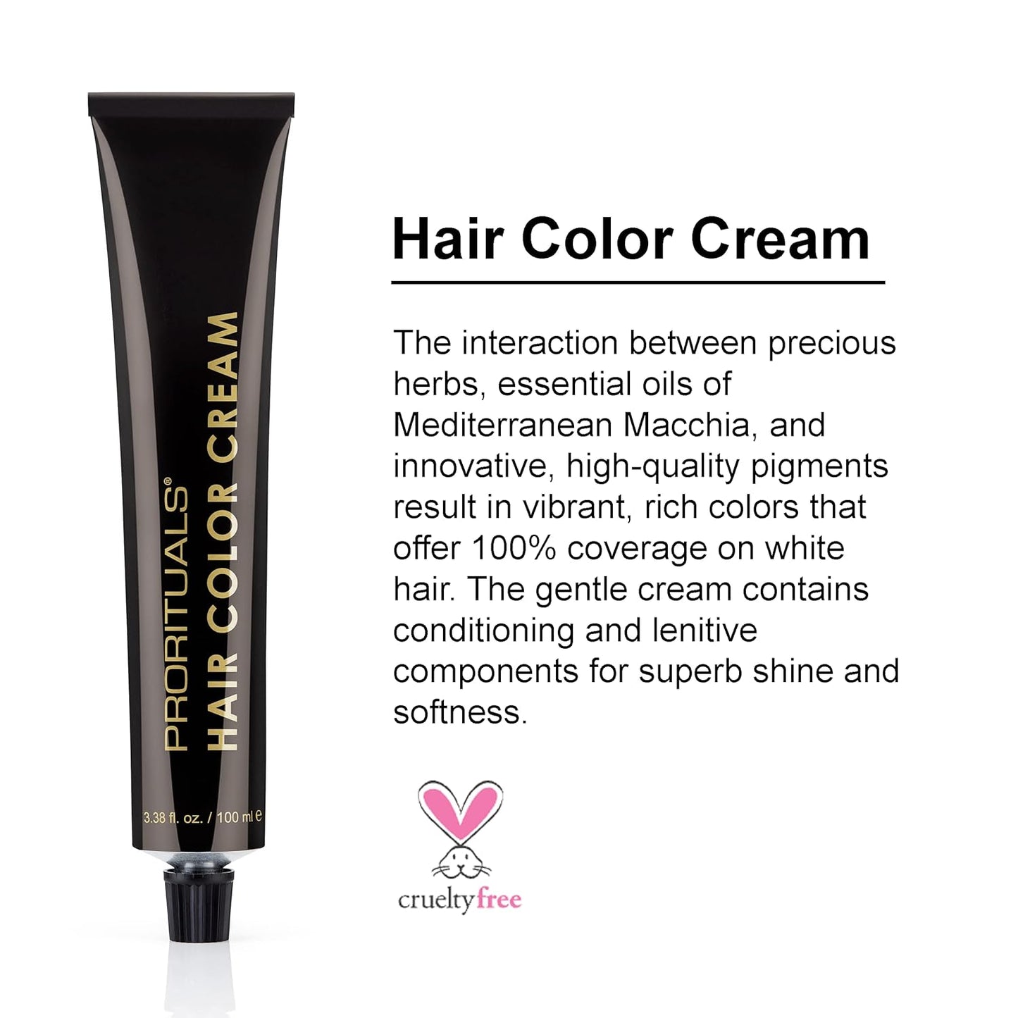 Prorituals Hair Color Cream - Platinum Ash Pearl Blonde | Long-Lasting Vibrant Color