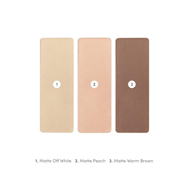 Jane Iredale PurePressed Eye Shadow Triple - Highly Pigmented Mineral Eye Color | Long-Lasting & Crease Resistant