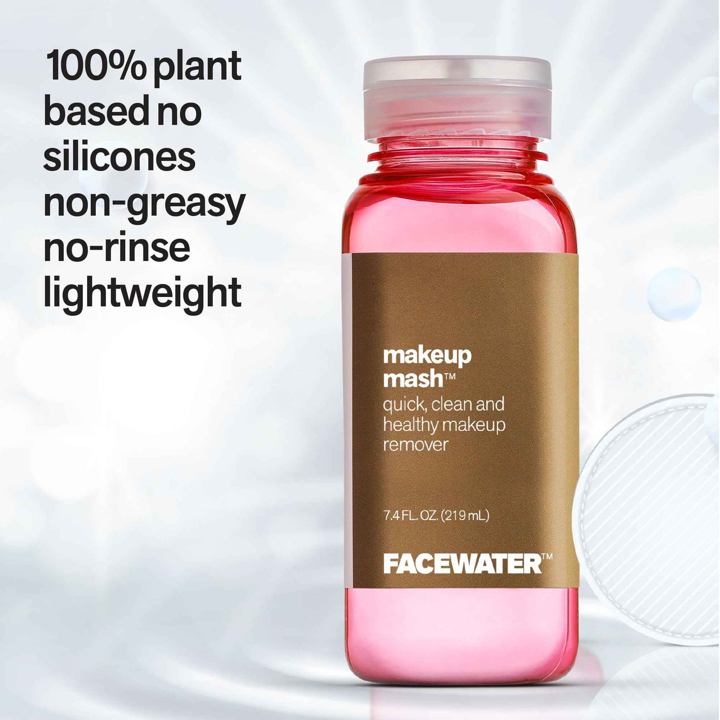 PLANT BEAUTY DISTILLERY Facewater Makeup Mash Quick Clean and Healthy Makeup Remover