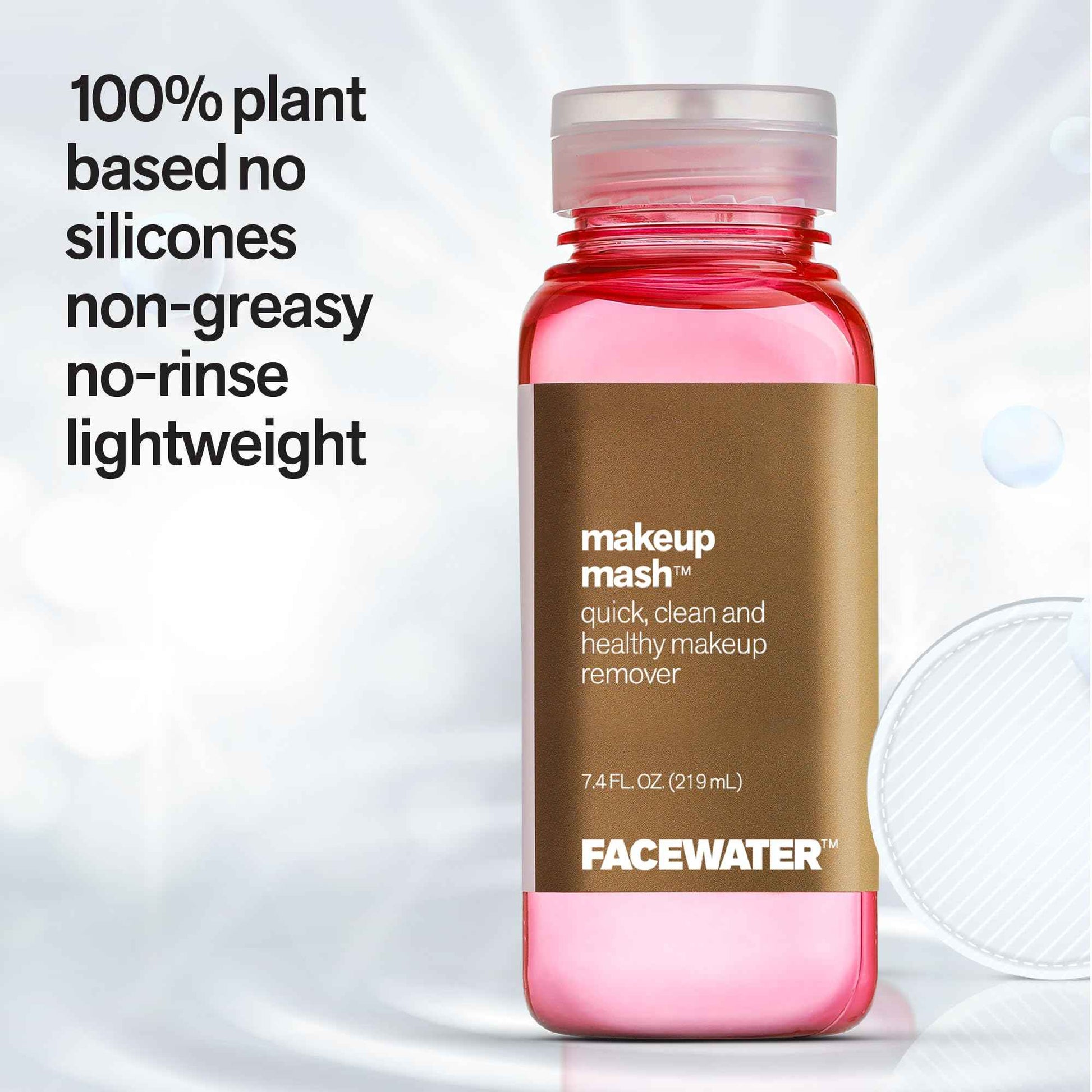 PLANT BEAUTY DISTILLERY Facewater Makeup Mash Quick Clean and Healthy Makeup Remover