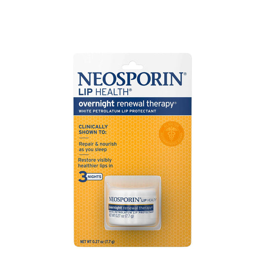 Neosporin Lip Health Overnight Renewal Therapy 0.27 oz (Pack of 3)