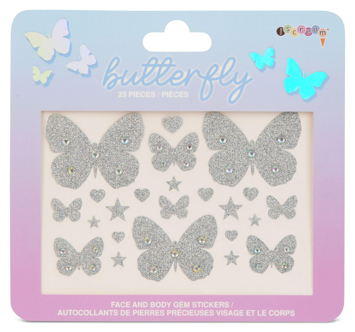iscream Prettiest Rainbows Shimmering Roll On Body Glitter