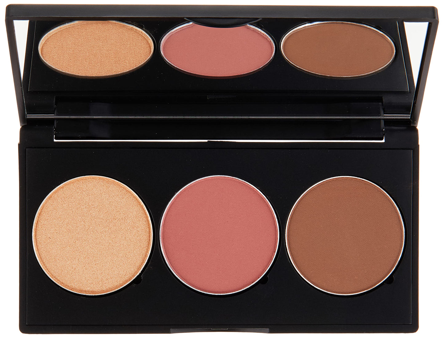 YANY Confidence Pro-Cheek Palette, Bronzer, Blush, Shimmer | Cheek Palette, Face Sculpting Kit | 3 Shades