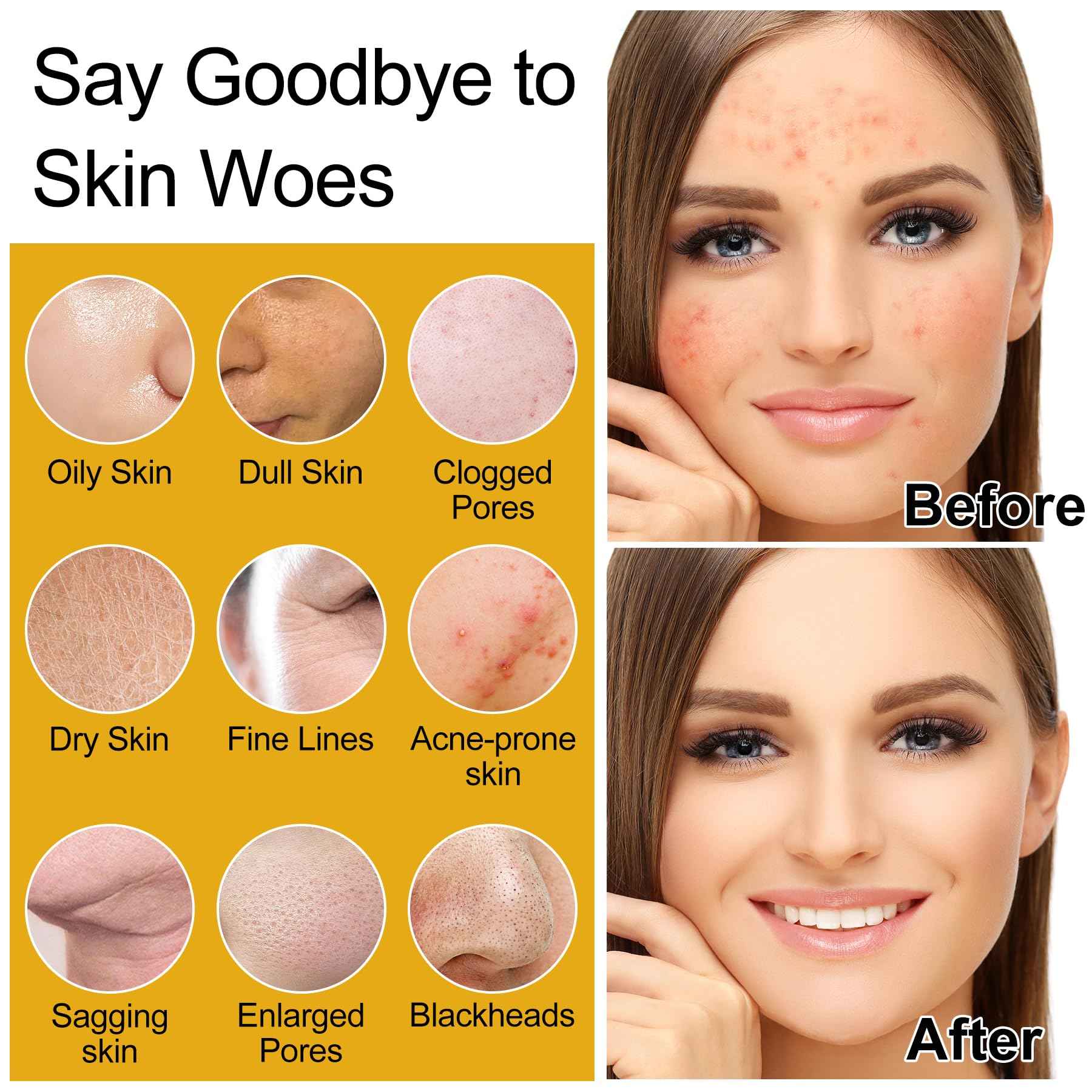 Skin Care Set,6Pcs Women Teen Glass Skincare w/Korean Rice Extract,Hydrate Glow Repair Anti-Aging Facial Routine Kit Gift for Women Mom Wife Teenage Girl Trendy Stuff Christmas Gifts Stocking Stuffers