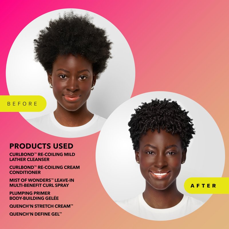 DevaCurl Quench'n Stretch Cream Mositurizing Defining Curl Cream, 12 oz | Improves Curl Definition | Non-Crunchy | Non-Stiff