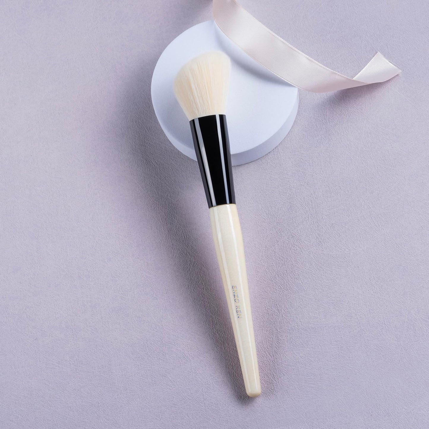 ENZO KEN Natural Goat Hair Contour Brush, Sculpting Brush, Angled Contour Brushes, Natural Hair Blush Brush, Makeup Brushes, Detail Blush Brush, Fluffy Brushes for Cheeks.(804A)