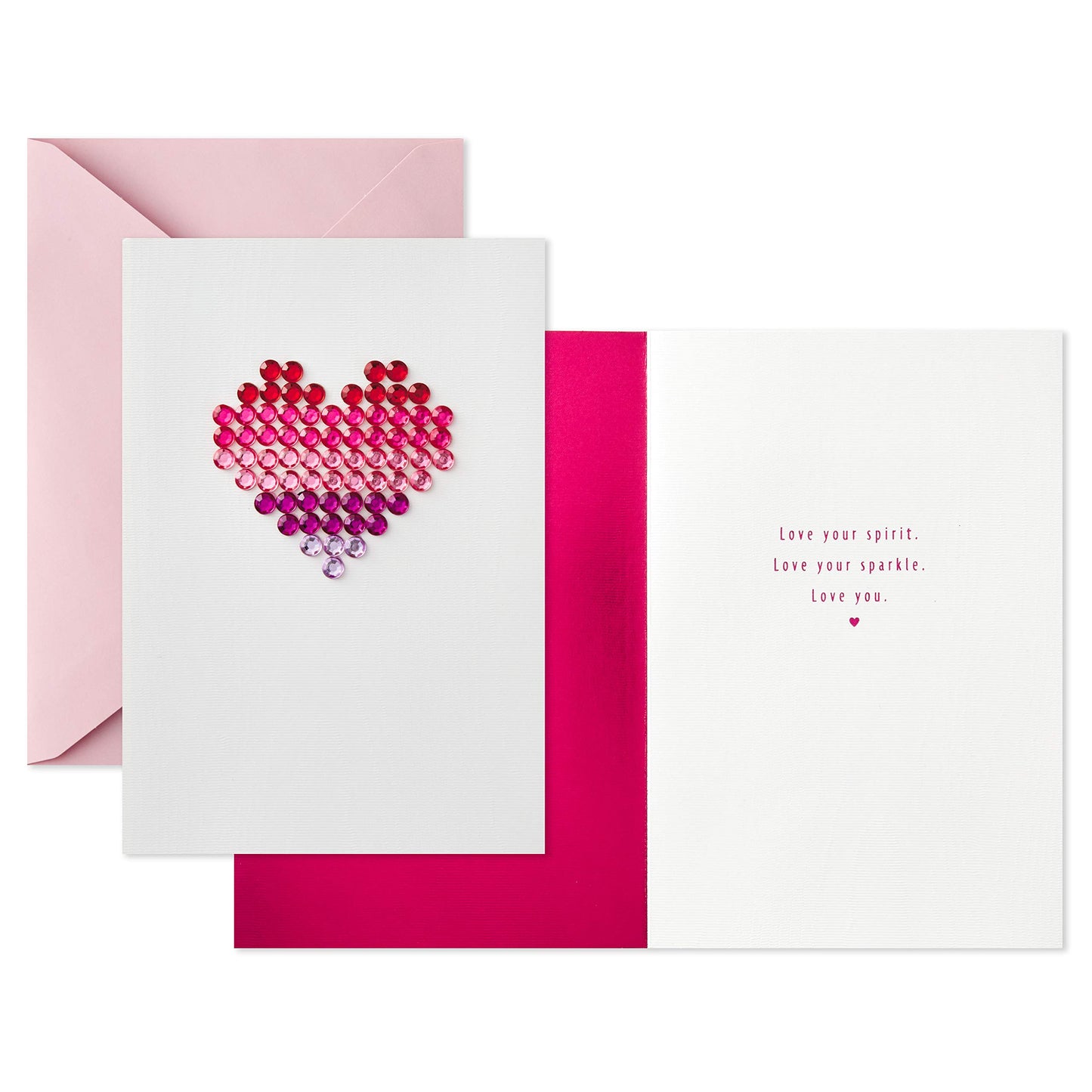 Hallmark Signature Anniversary Card, Valentines Day Card, Love Card (Rainbow Heart)
