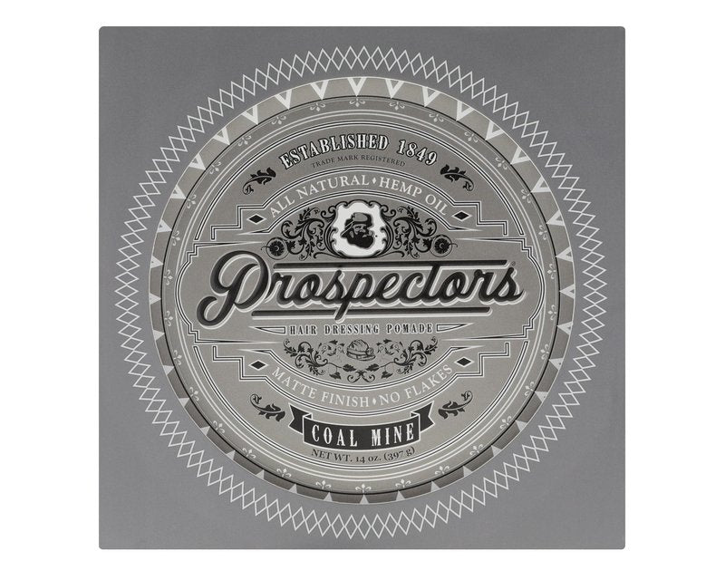 PROSPECTORS Coal Mine Matte Clay Hair Pomade 14 oz Tin Can